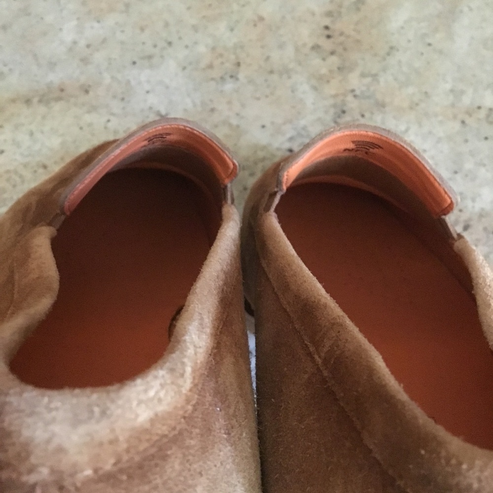 Santoni Easy Sand Suede Slip On Loafers - Picture 13 of 14